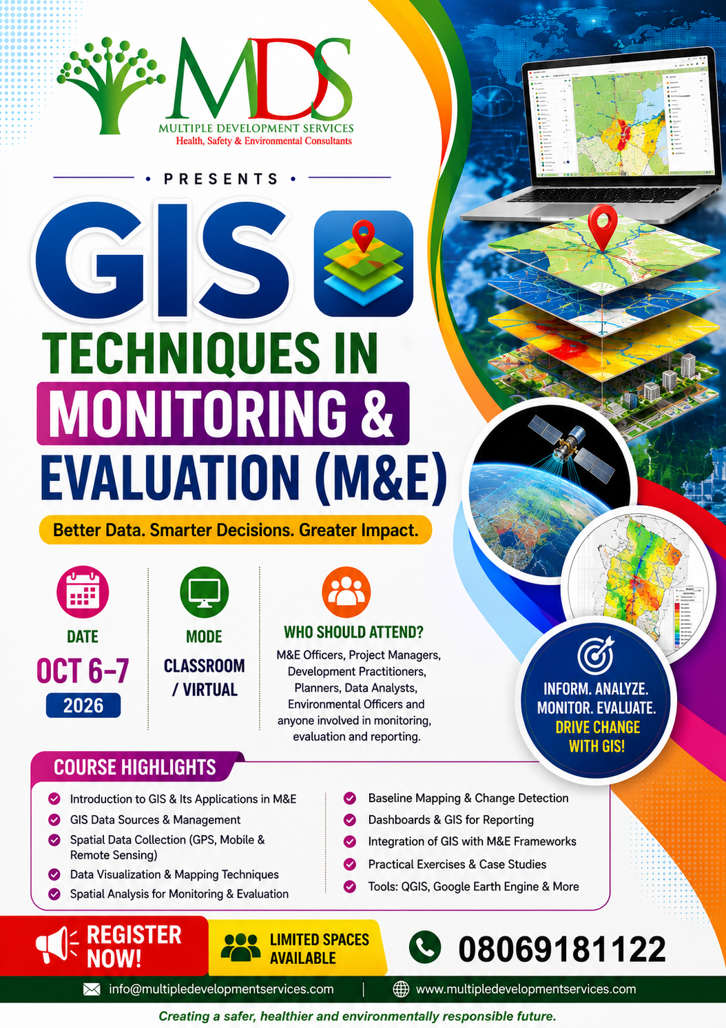 GIS Techniques in Monitoring & Evaluation